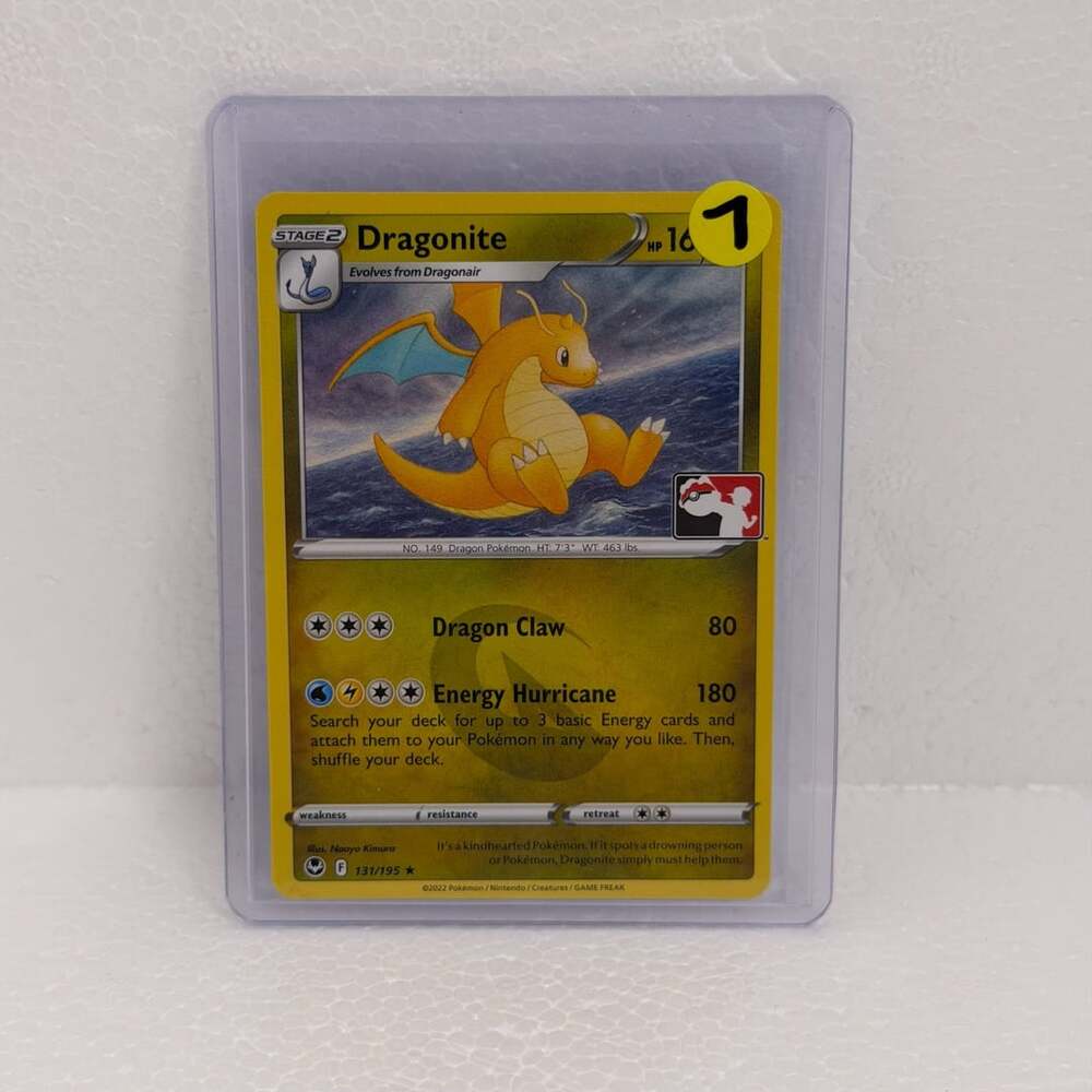 Pokémon TCG Dragonite Silver Tempest 131/195 Prize Pack Stamped Promo